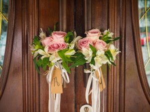 Church Door Flowers, Rustic Wedding Singapore, Church Wedding Singapore