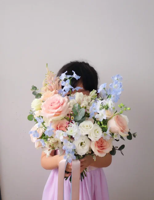 mini florliz leah lizflorals - pastel pink blue florals